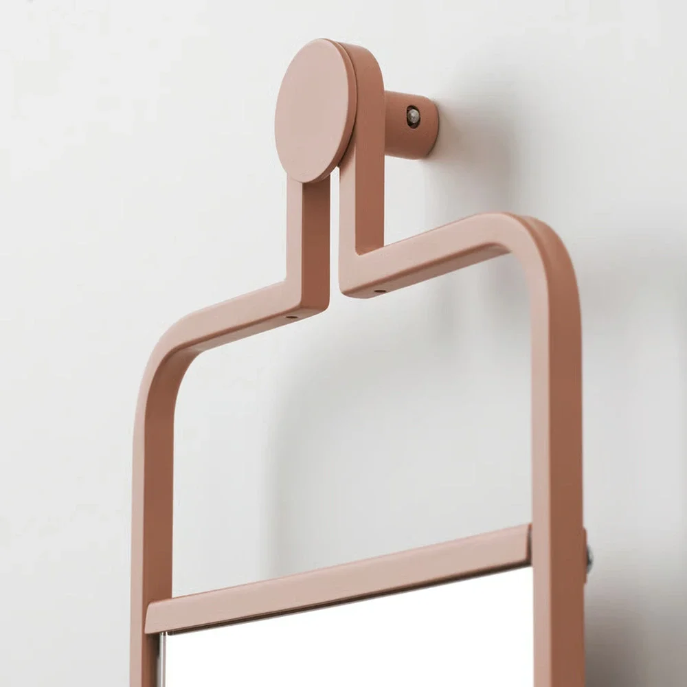 IKEA GRANVAG Wall Mirror Hanging Pink 8 5/8x18 7/8'' NEW